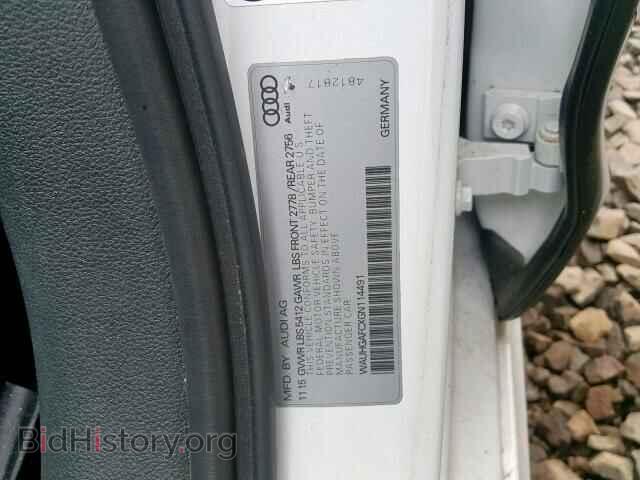 2016 AUDI A6 - VIN: WAUHGAFCXGN114491 - Фото 10