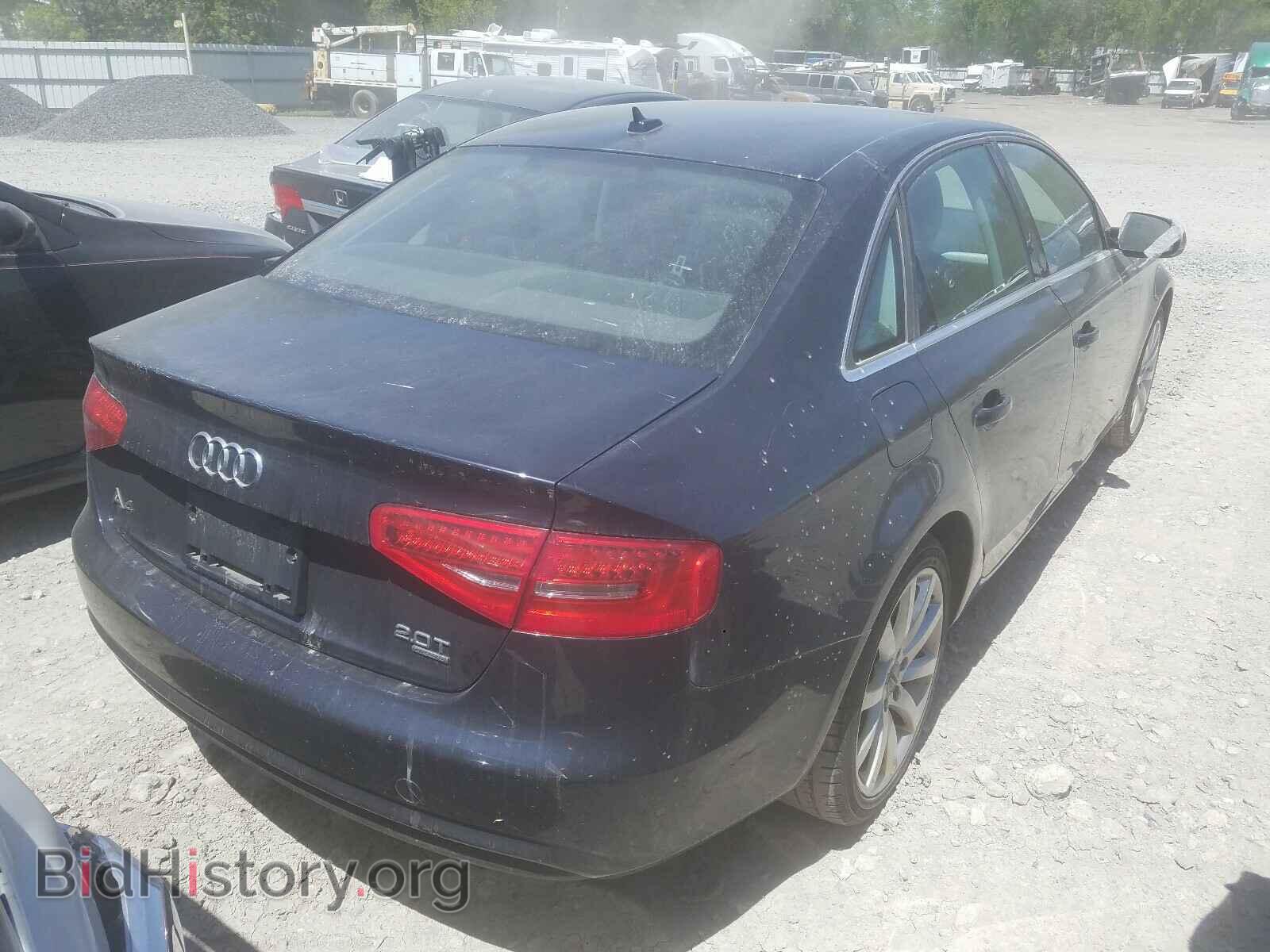2013 AUDI A4 - VIN: WAUFFAFL7DN007291 - Photo 4