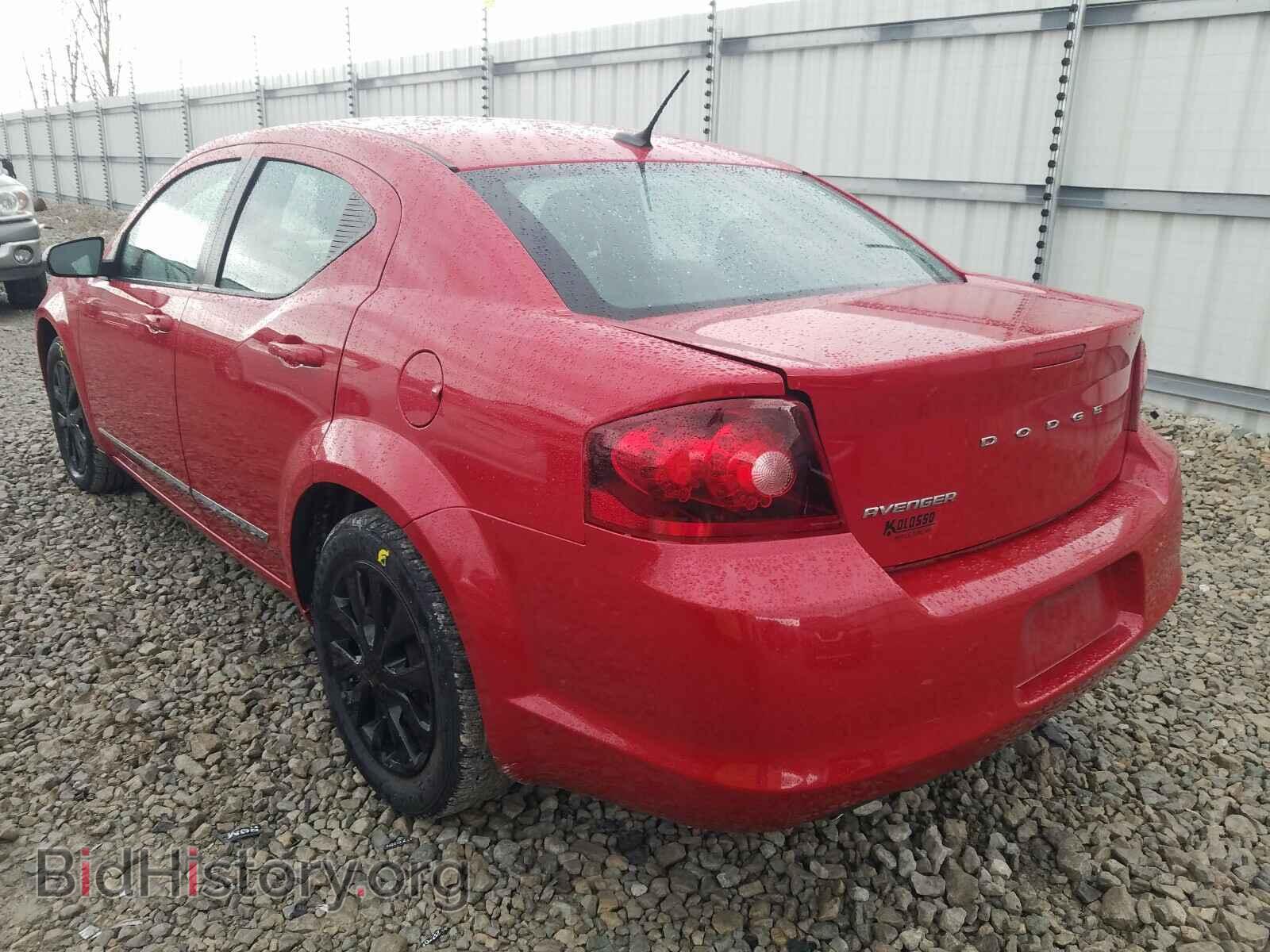2013 DODGE AVENGER - VIN: 1C3CDZAG9DN749894 - Фото 3