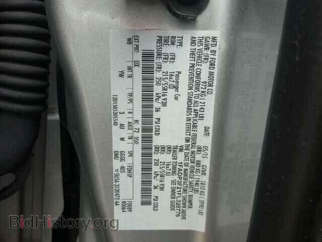 2015 FORD FOCUS - VIN: 1FADP3F21FL325776 - Фото 10