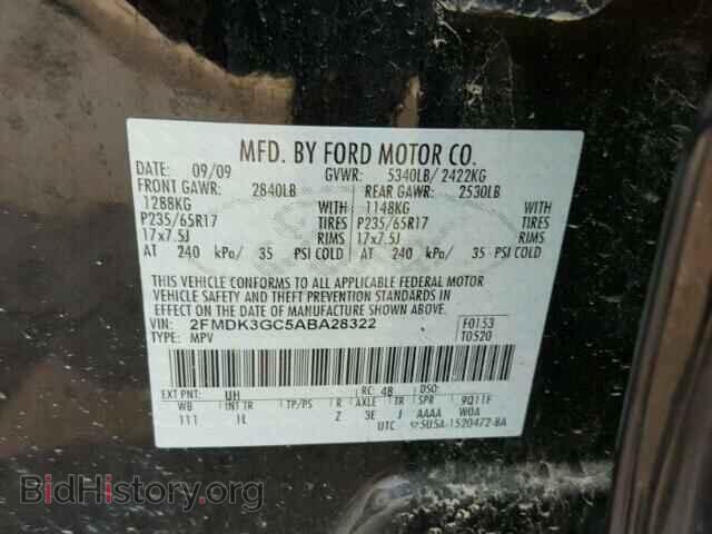 2010 FORD EDGE - VIN: 2FMDK3GC5ABA28322 - Photo 10