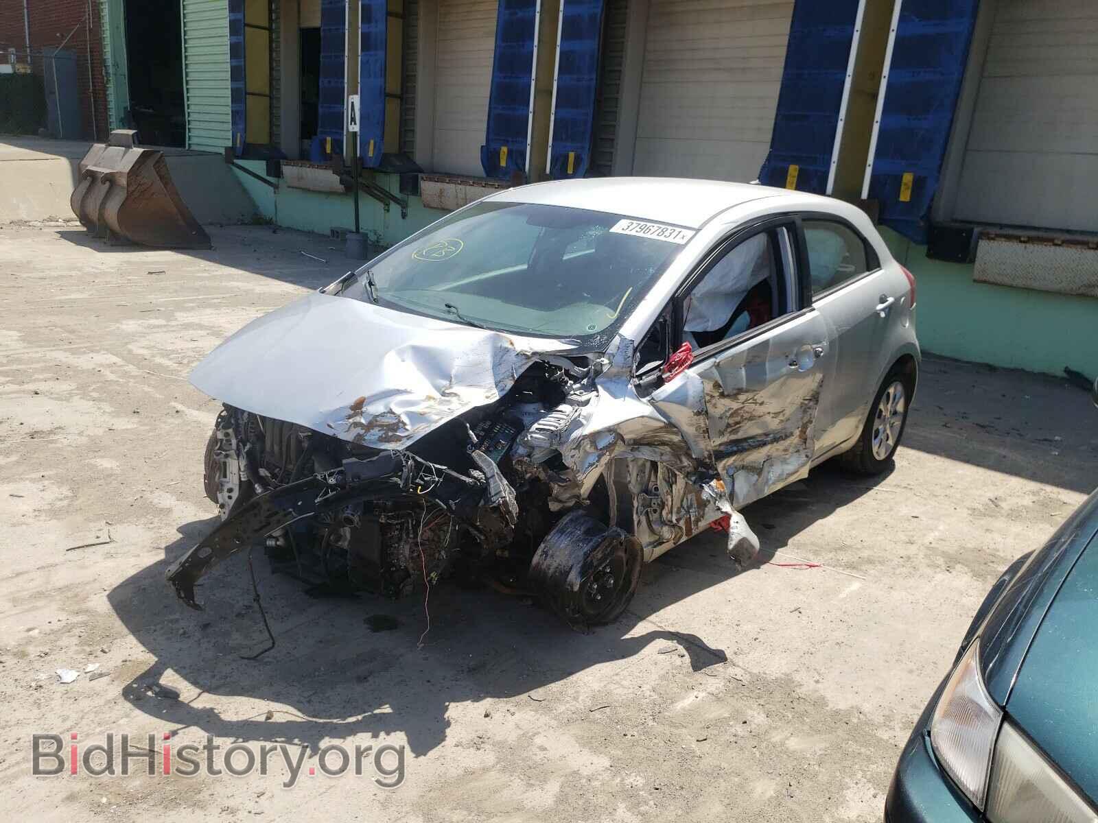 2016 KIA RIO - VIN: KNADM5A34G6675480 - Фото 2