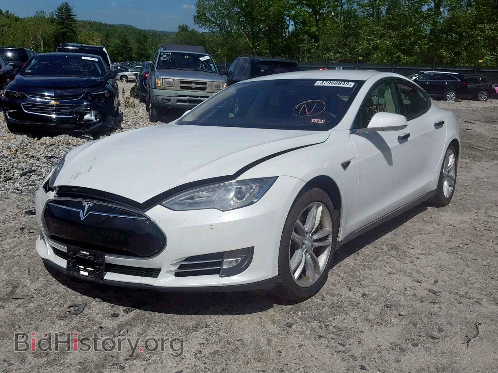 2014 TESLA MODEL S - VIN: 5YJSA1H13EFP32365 - Photo 2