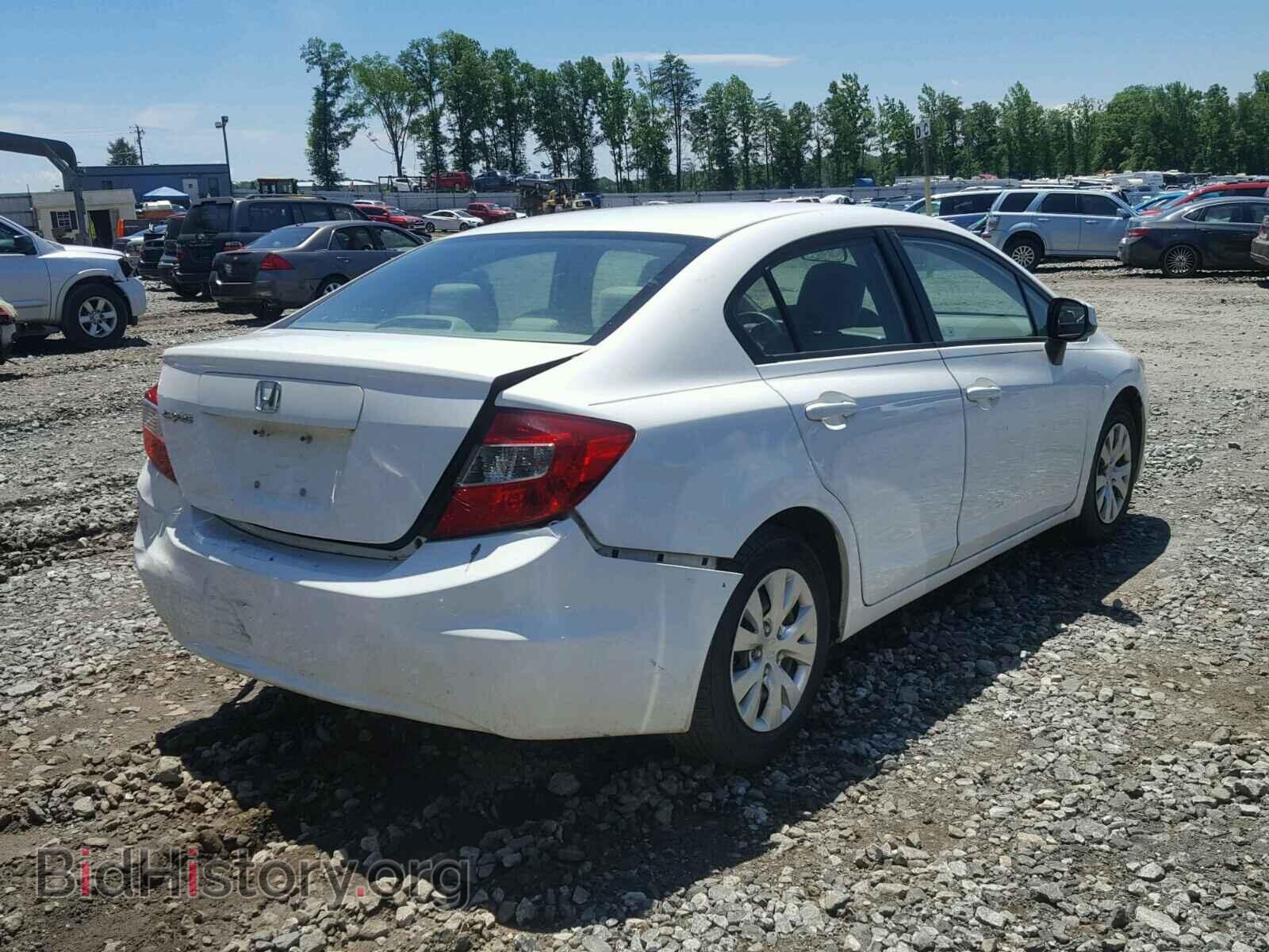 2012 HONDA CIVIC LX - VIN: 19XFB2F53CE082238 - Фото 4