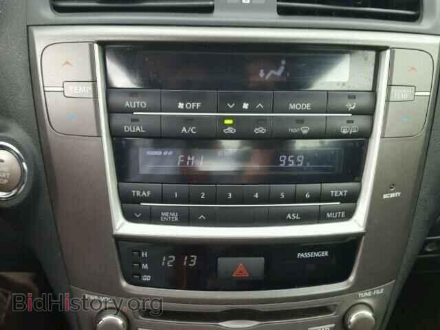 2012 LEXUS IS 250 - VIN: JTHFF2C26C2525279 - Фото 9