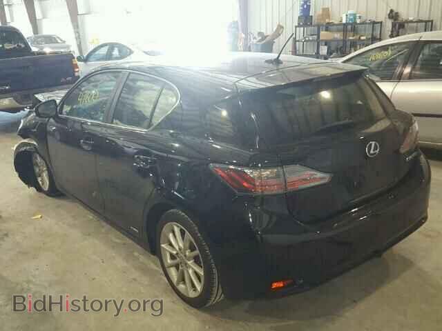 2012 LEXUS CT 200 - VIN: JTHKD5BHXC2118044 - Фото 3