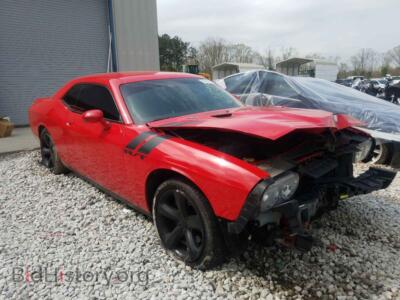 2014 Dodge CHALLENGER, красный — VIN 2C3CDYBT2EH110935, Copart
