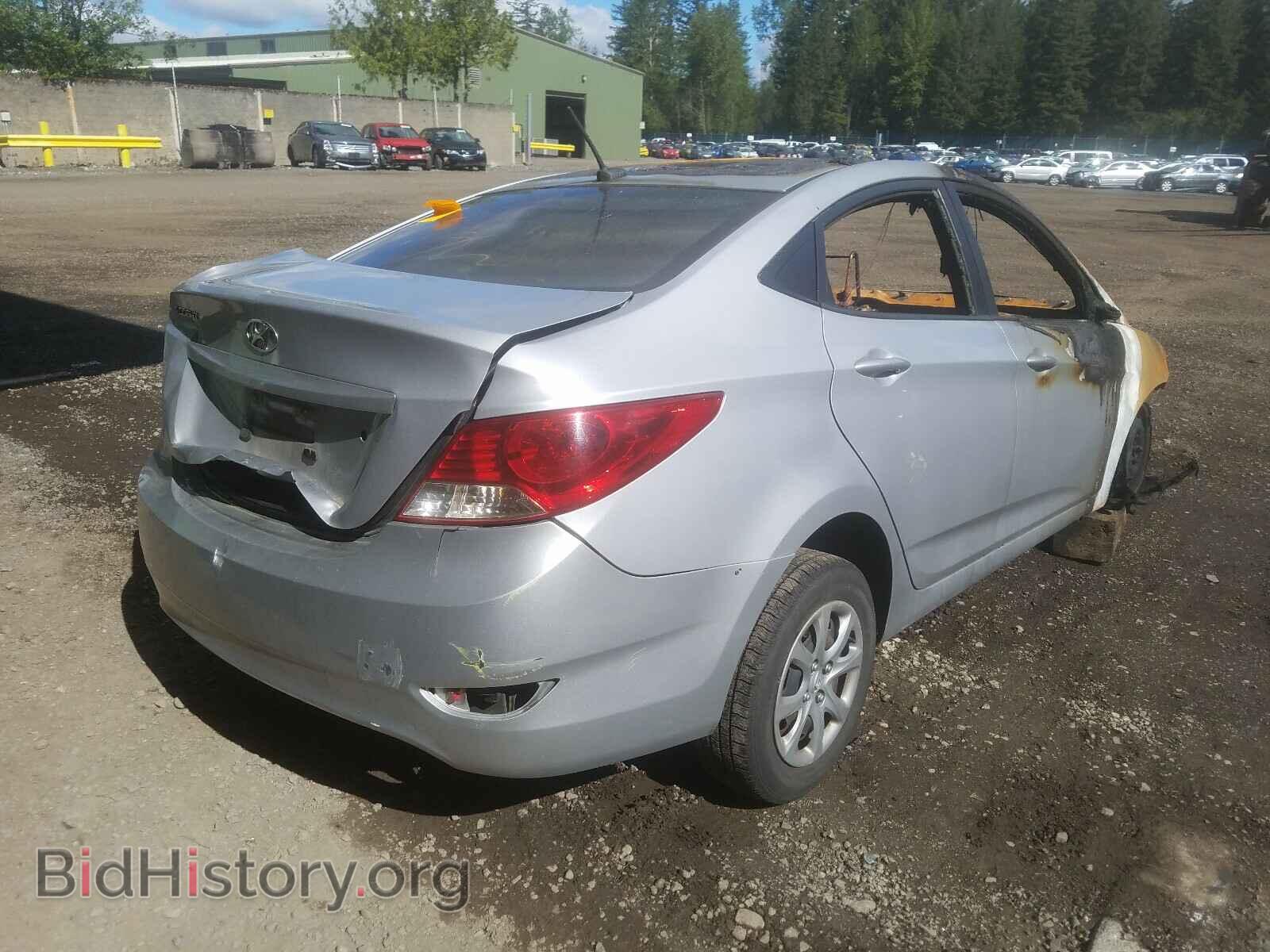 2012 HYUNDAI ACCENT - VIN: KMHCT4AEXCU169778 - Фото 4