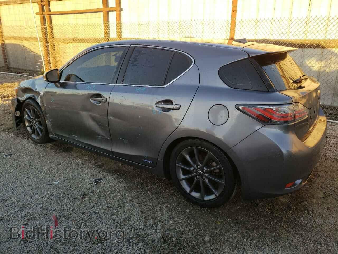 2012 LEXUS CT 200 - VIN: JTHKD5BH7C2103436 - Фото 2