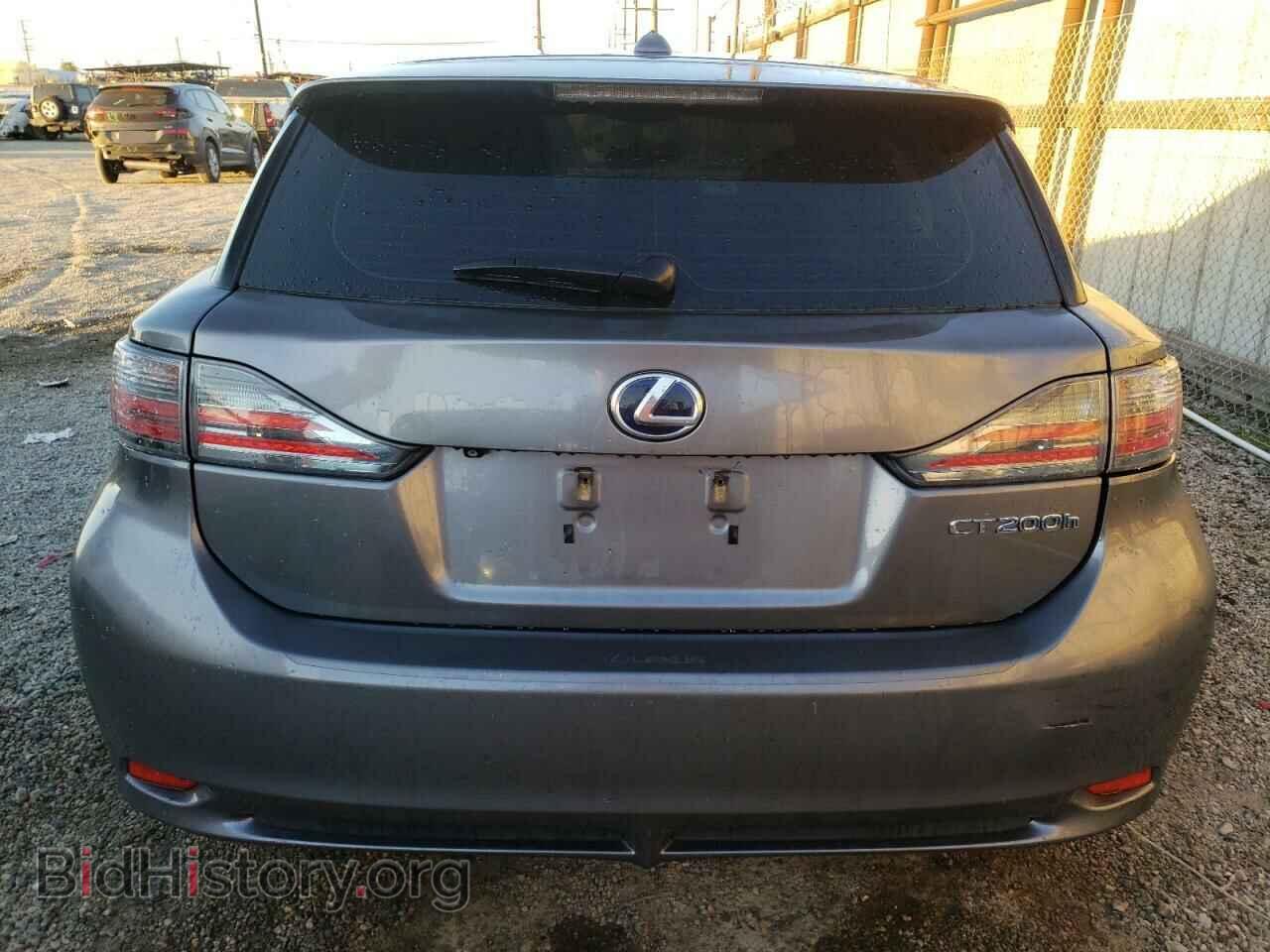 2012 LEXUS CT 200 - VIN: JTHKD5BH7C2103436 - Фото 6