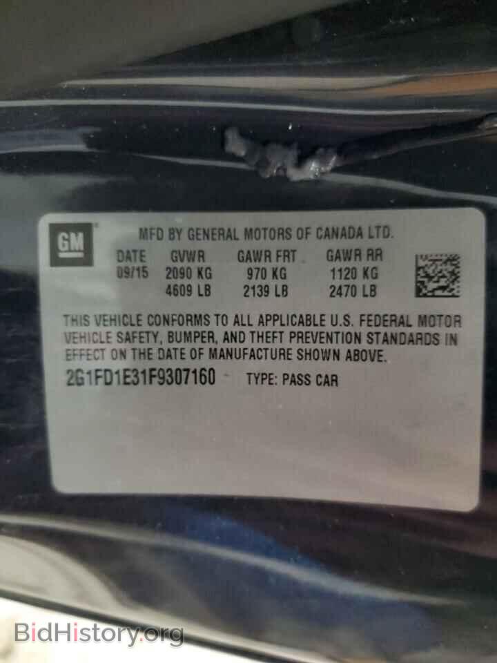 2015 CHEVROLET CAMARO - VIN: 2G1FD1E31F9307160 - Фото 12