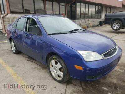 2006 Ford FOCUS Focus ZX4, синий — VIN 1FAHP34N16W158591, Copart