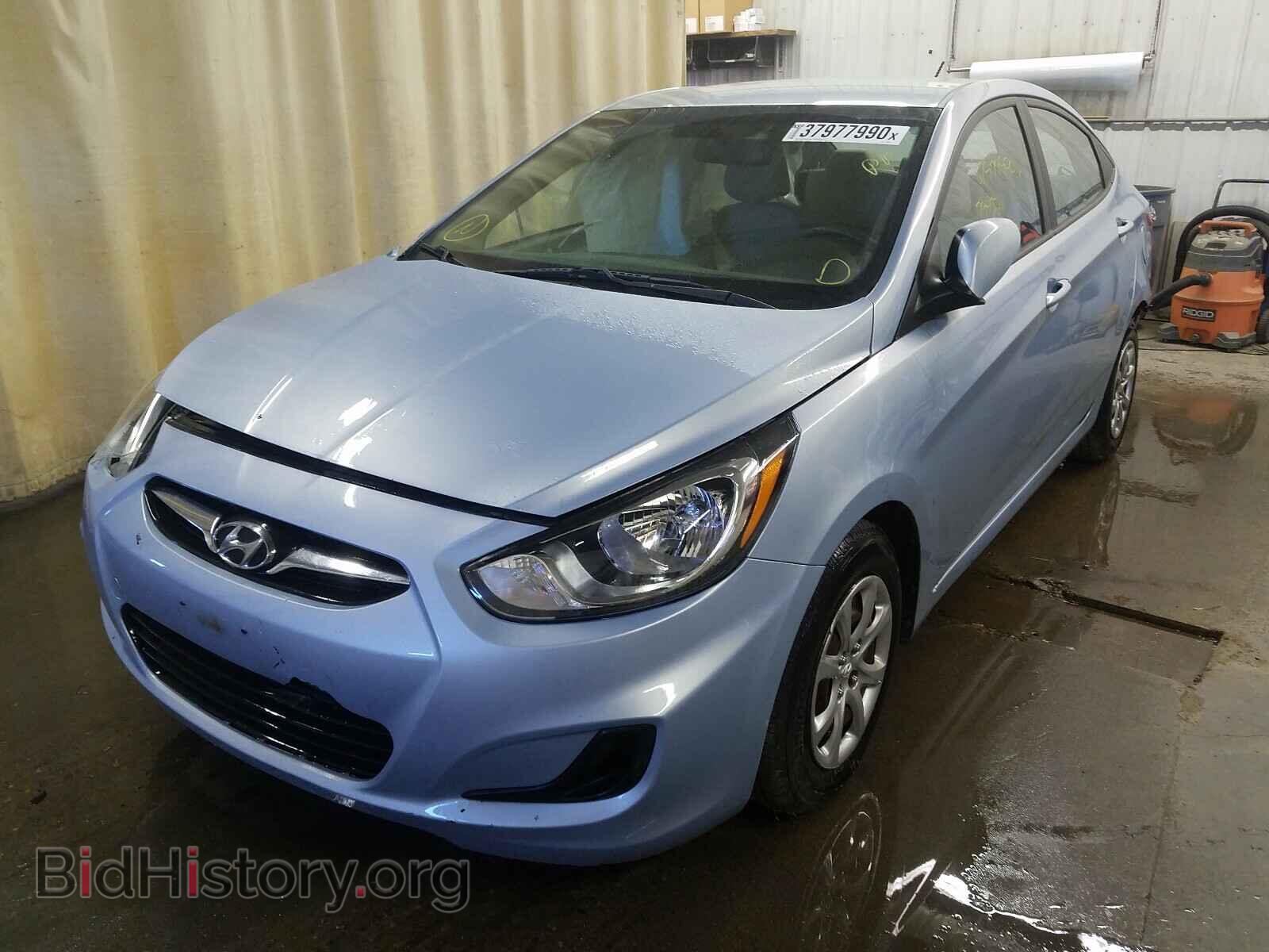 2013 HYUNDAI ACCENT - VIN: KMHCT4AE0DU389688 - Фото 2