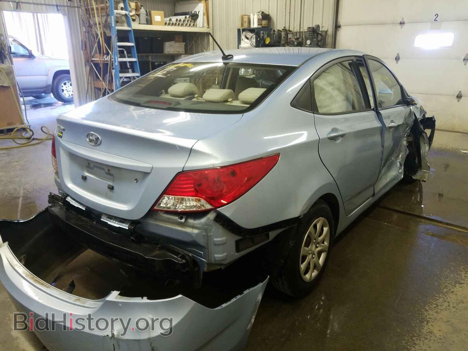2013 HYUNDAI ACCENT - VIN: KMHCT4AE0DU389688 - Фото 4