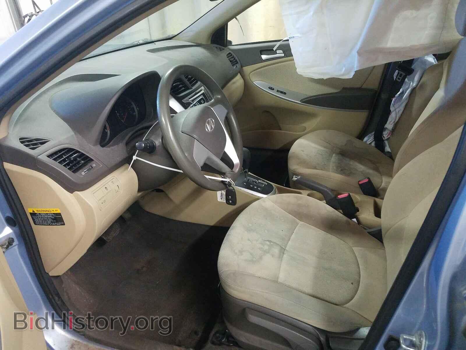 2013 HYUNDAI ACCENT - VIN: KMHCT4AE0DU389688 - Фото 5