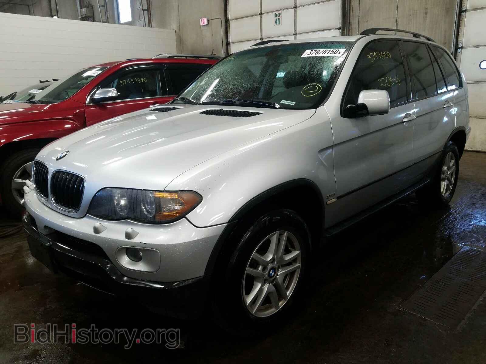 2005 BMW X5 - VIN: 5UXFA13535LY15804 - Фото 2
