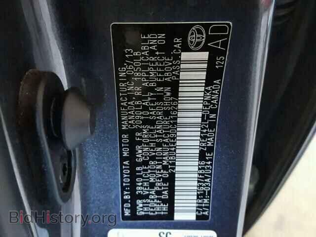 2013 TOYOTA COROLLA - VIN: 2T1BU4EE9DC116267 - Фото 10