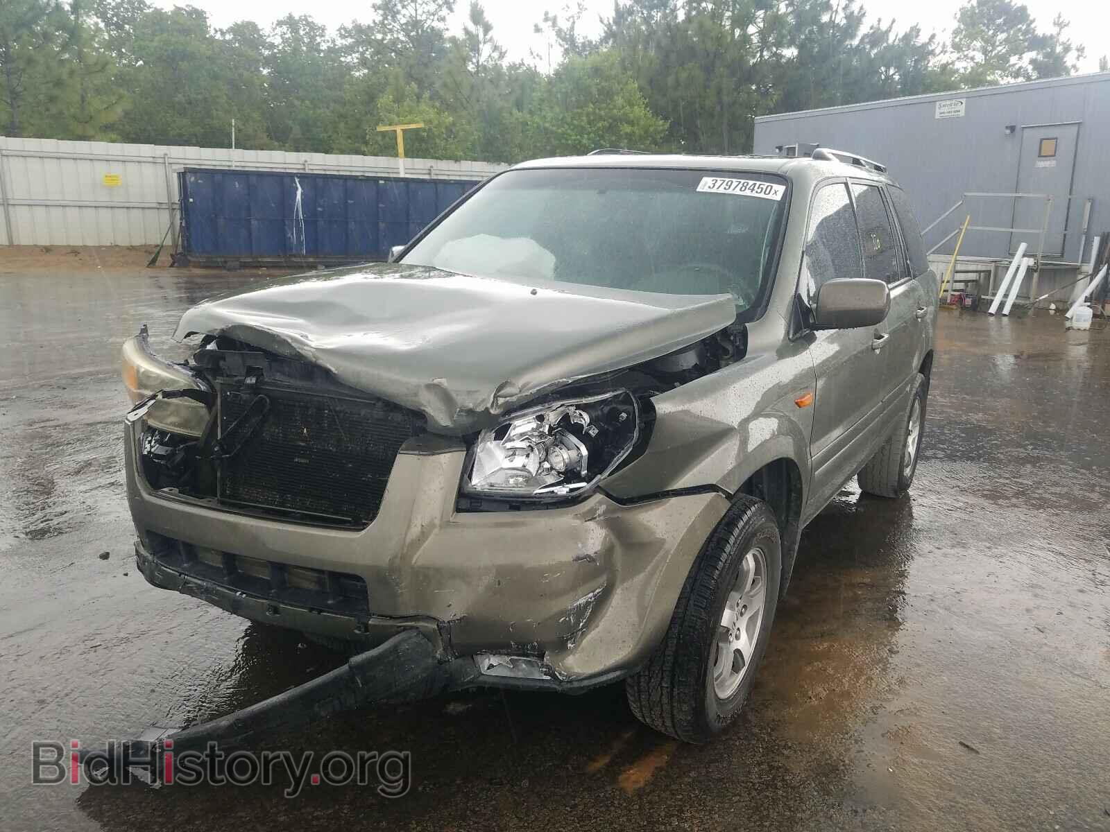 2007 HONDA PILOT - VIN: 5FNYF28597B038030 - Фото 2