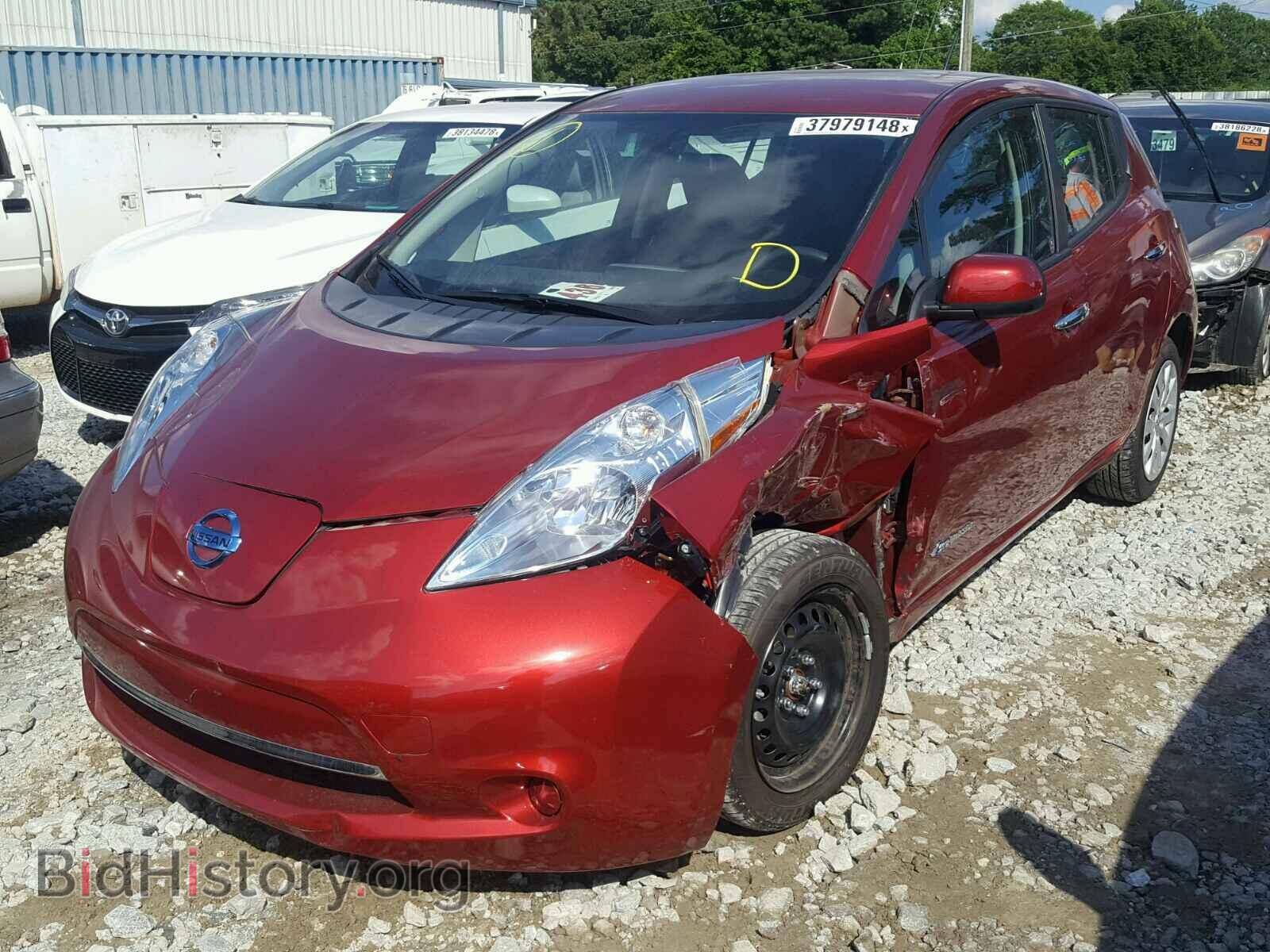 2015 NISSAN LEAF - VIN: 1N4AZ0CP5FC319295 - Фото 2