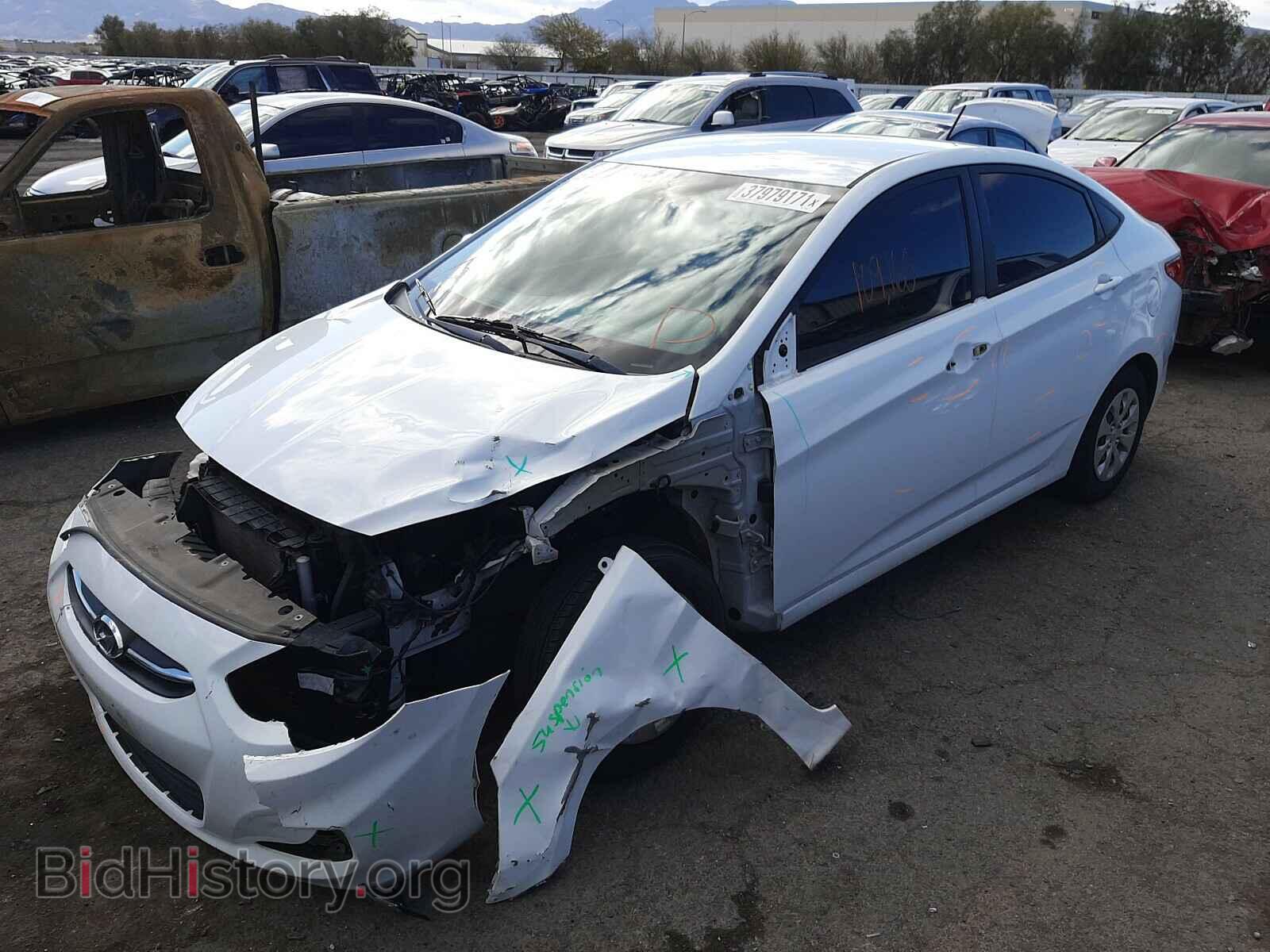 2015 HYUNDAI ACCENT - VIN: KMHCT4AE2FU834662 - Фото 2