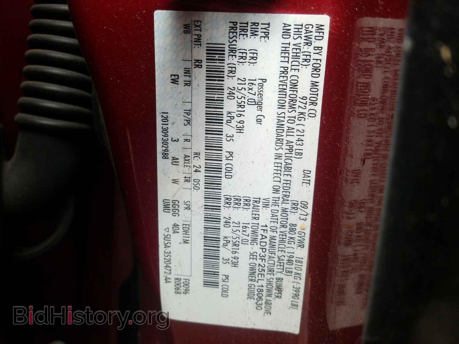 2014 FORD FOCUS - VIN: 1FADP3F25EL180630 - Photo 10
