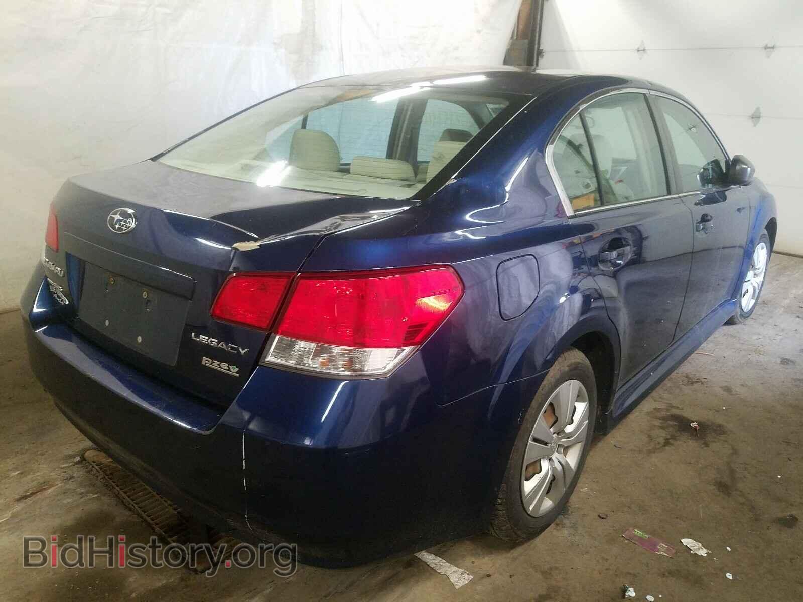 2011 SUBARU LEGACY - VIN: 4S3BMBA61B3212841 - Фото 4