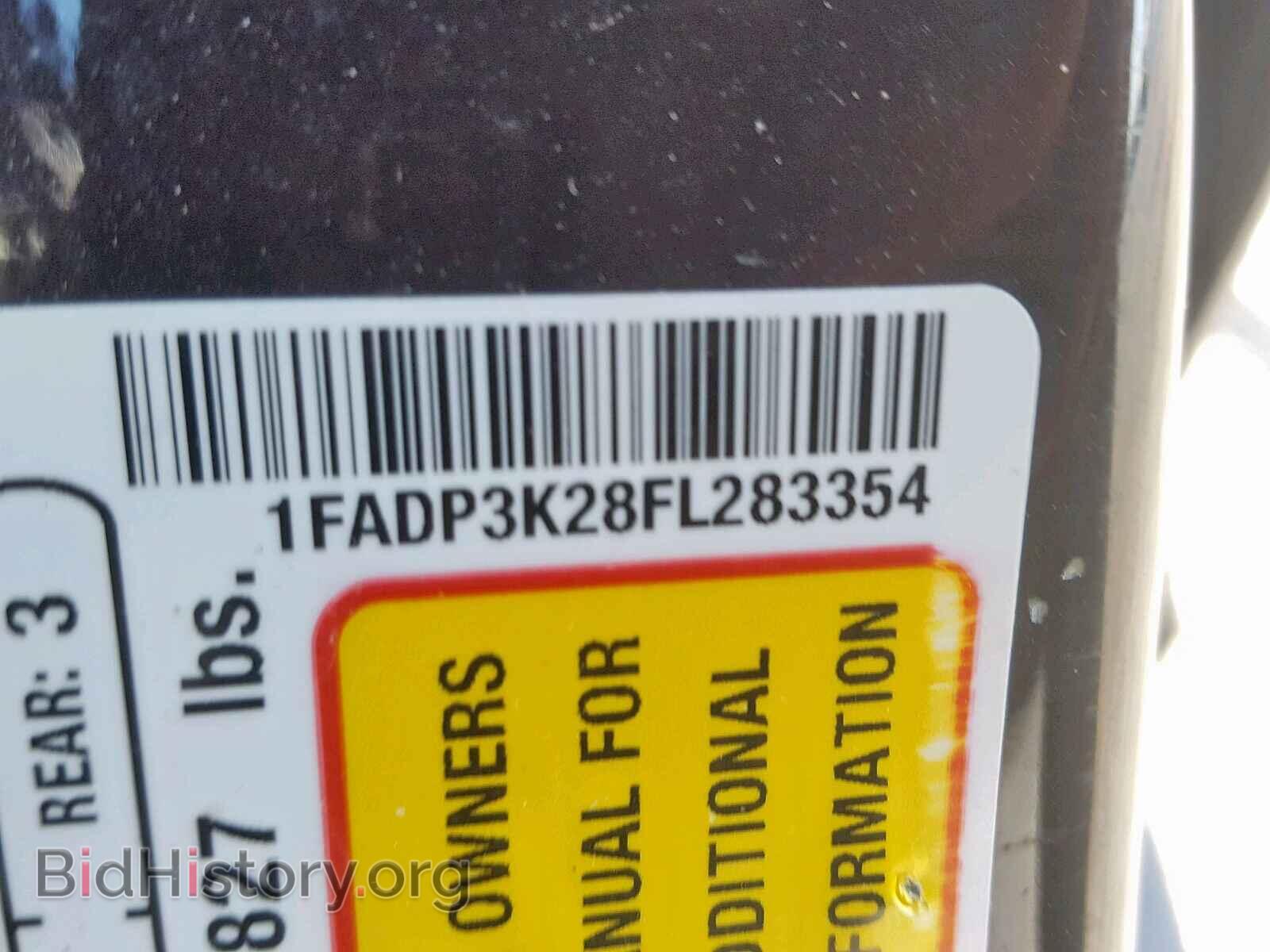 2015 FORD FOCUS SE - VIN: 1FADP3K28FL283354 - Фото 10