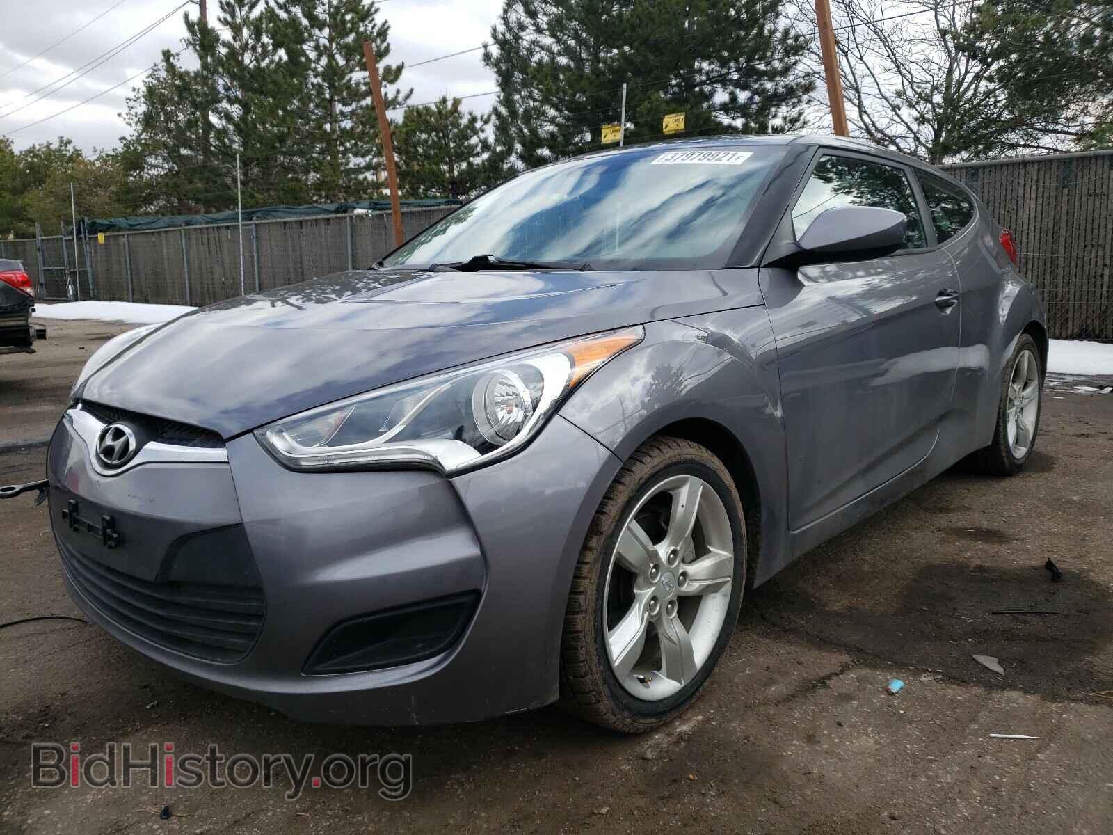 2012 HYUNDAI VELOSTER - VIN: KMHTC6AD2CU041876 - Фото 2