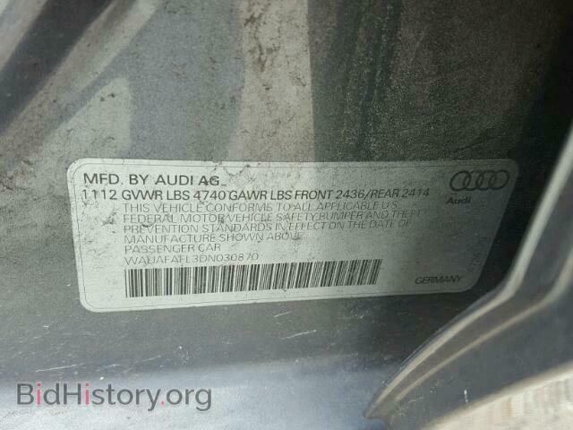 2013 AUDI A4 - VIN: WAUAFAFL3DN030870 - Фото 10