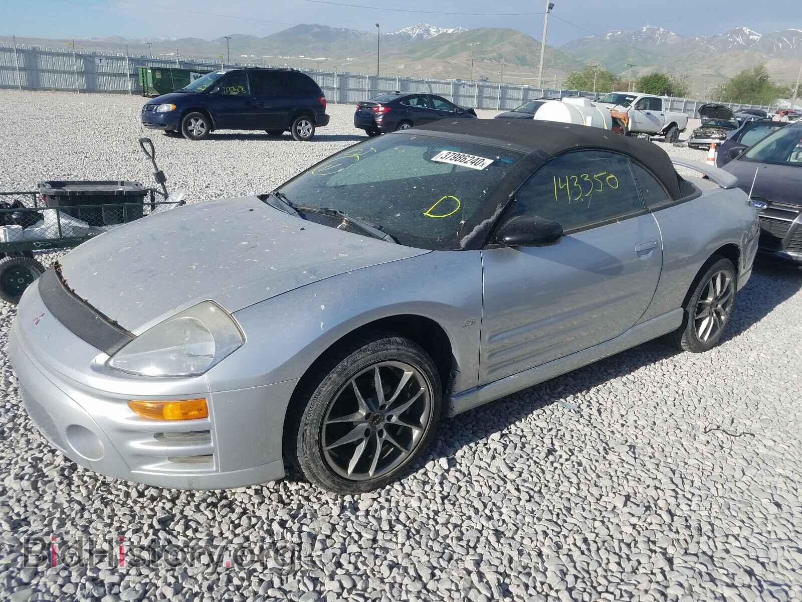 2003 MITSUBISHI ECLIPSE - VIN: 4A3AE75H63E012638 - Фото 2