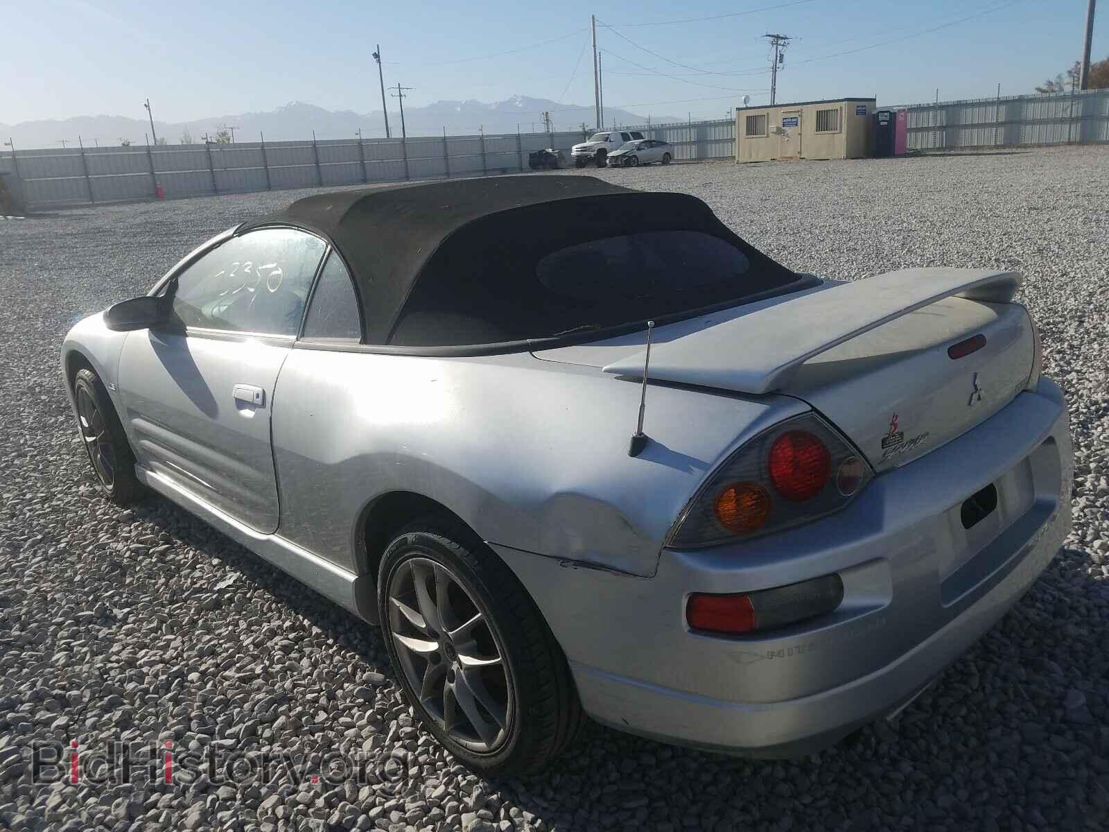 2003 MITSUBISHI ECLIPSE - VIN: 4A3AE75H63E012638 - Фото 3