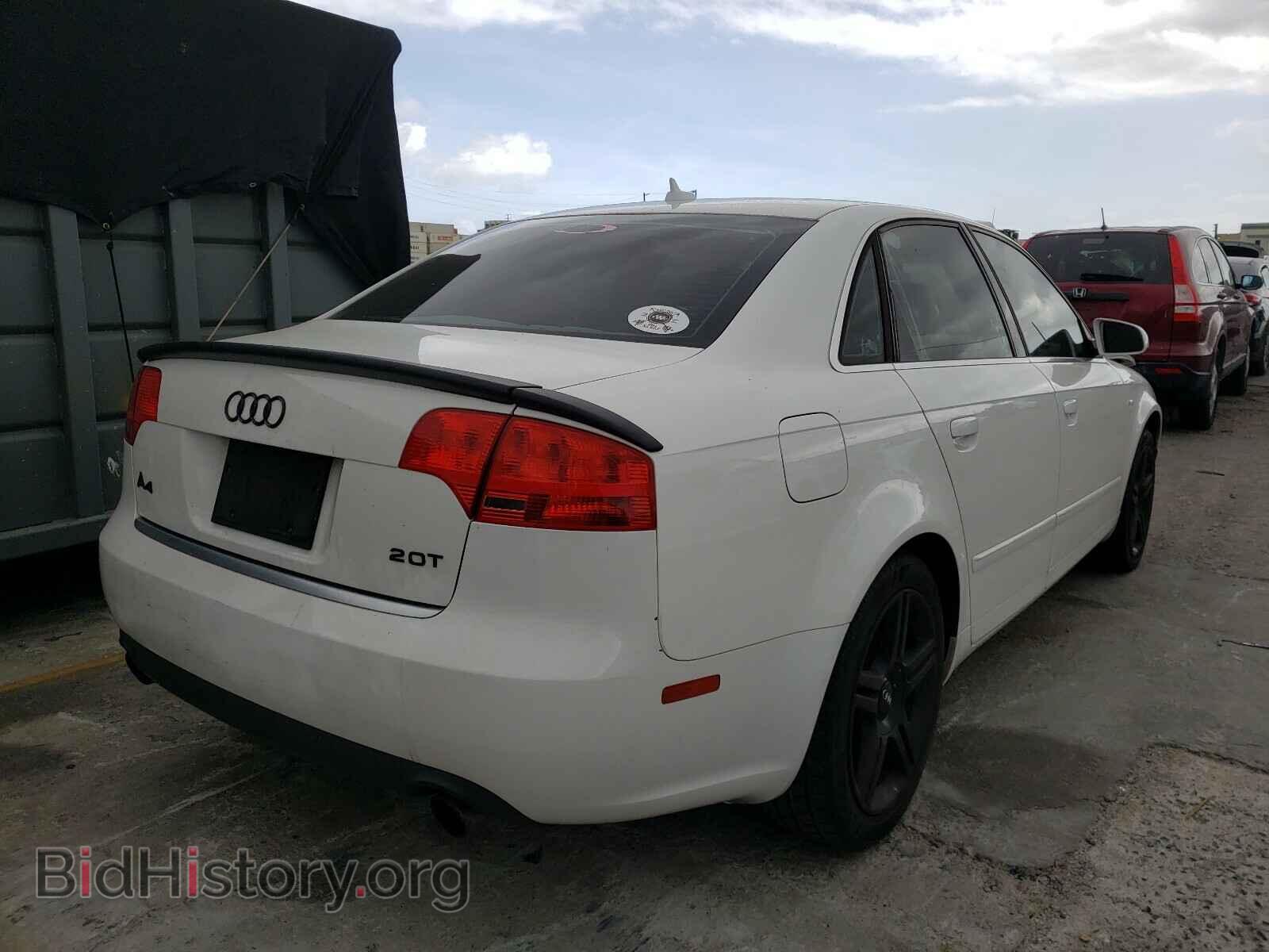 2007 AUDI A4 - VIN: WAUAF78E57A243736 - Фото 4