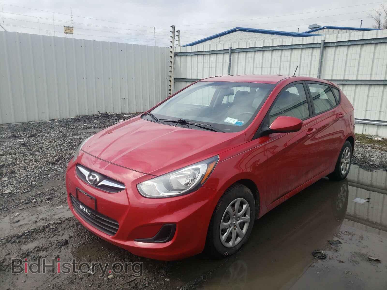 2013 HYUNDAI ACCENT - VIN: KMHCT5AE3DU072476 - Фото 2