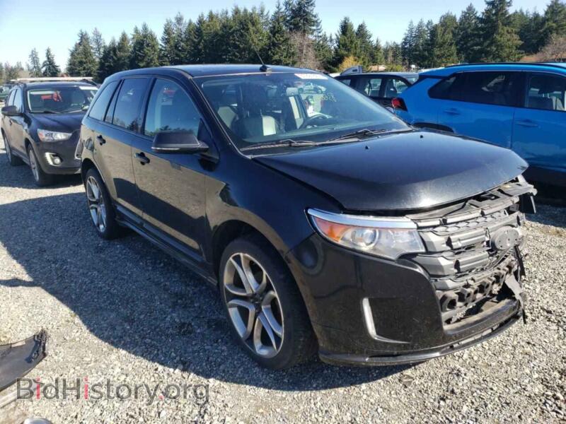 2014 Ford EDGE Edge Sport (VIN 2FMDK4AK7EBA18838) — photo 1 of 10, Copart, damage: front end