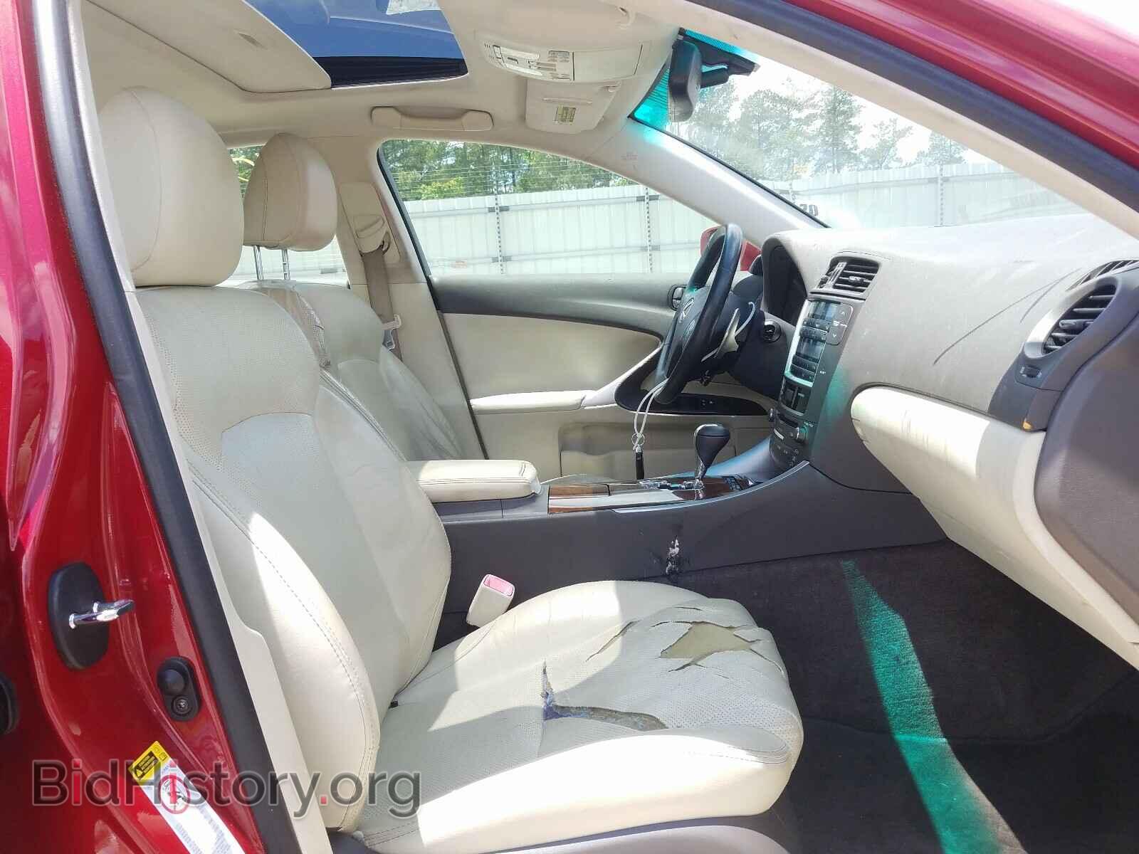 2010 LEXUS IS - VIN: JTHBF5C20A5124709 - Фото 5