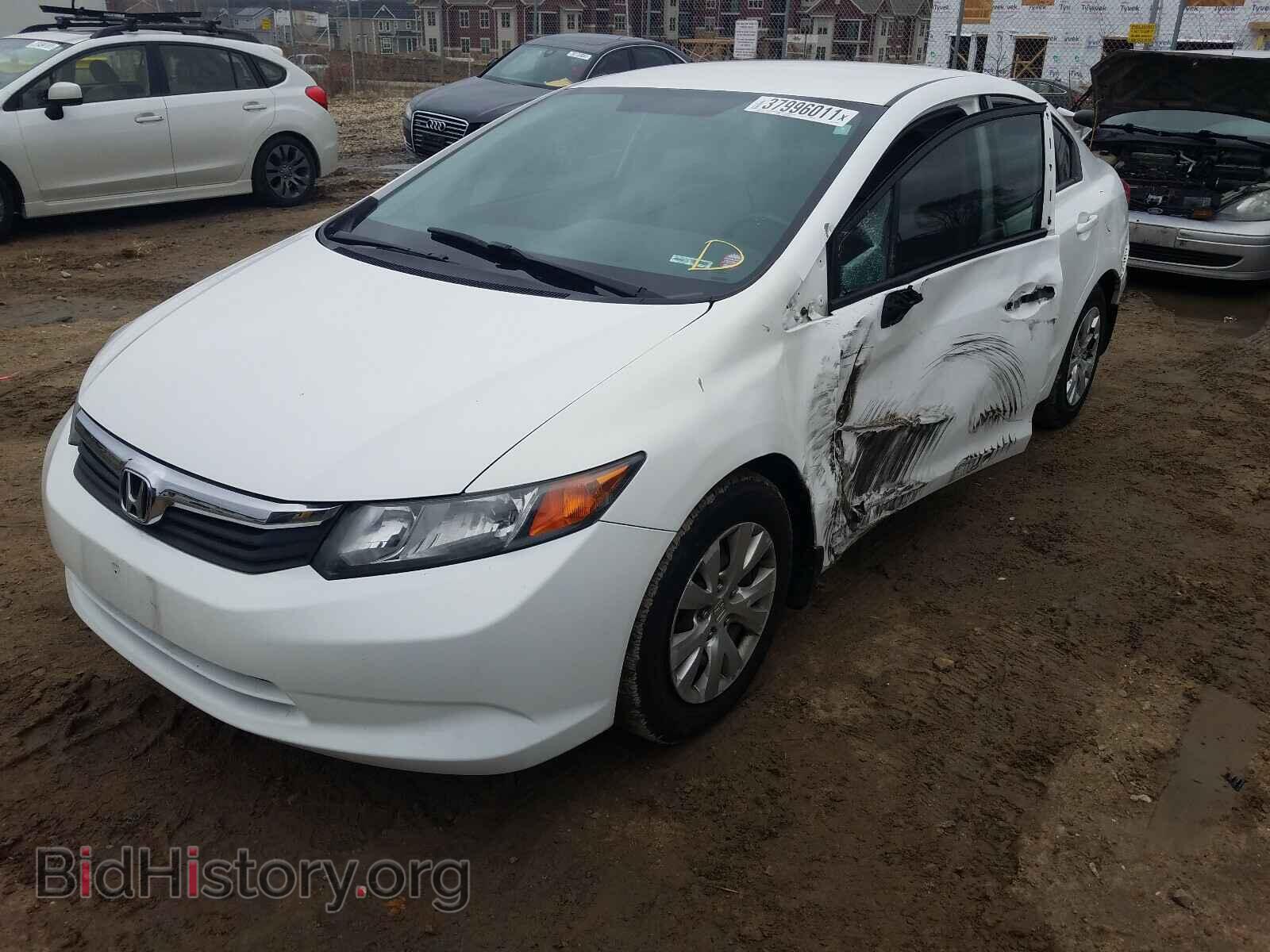 2012 HONDA CIVIC - VIN: 19XFB2F56CE013608 - Фото 2