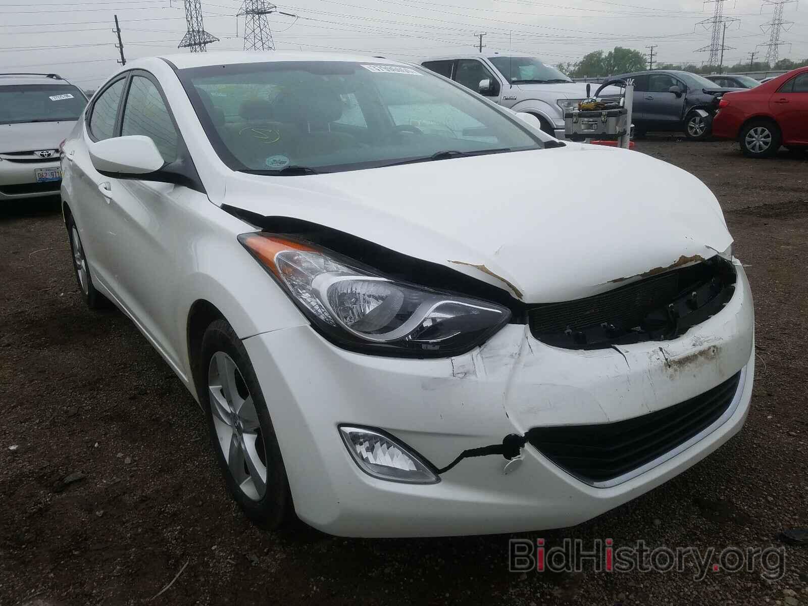 Photo 5NPDH4AE2CH070165 - HYUNDAI ELANTRA 2012