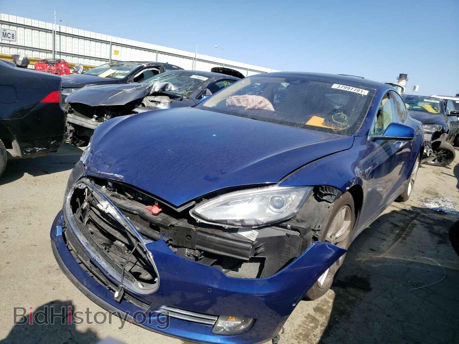 2015 TESLA MODEL S - VIN: 5YJSA1E28FF102579 - Фото 2