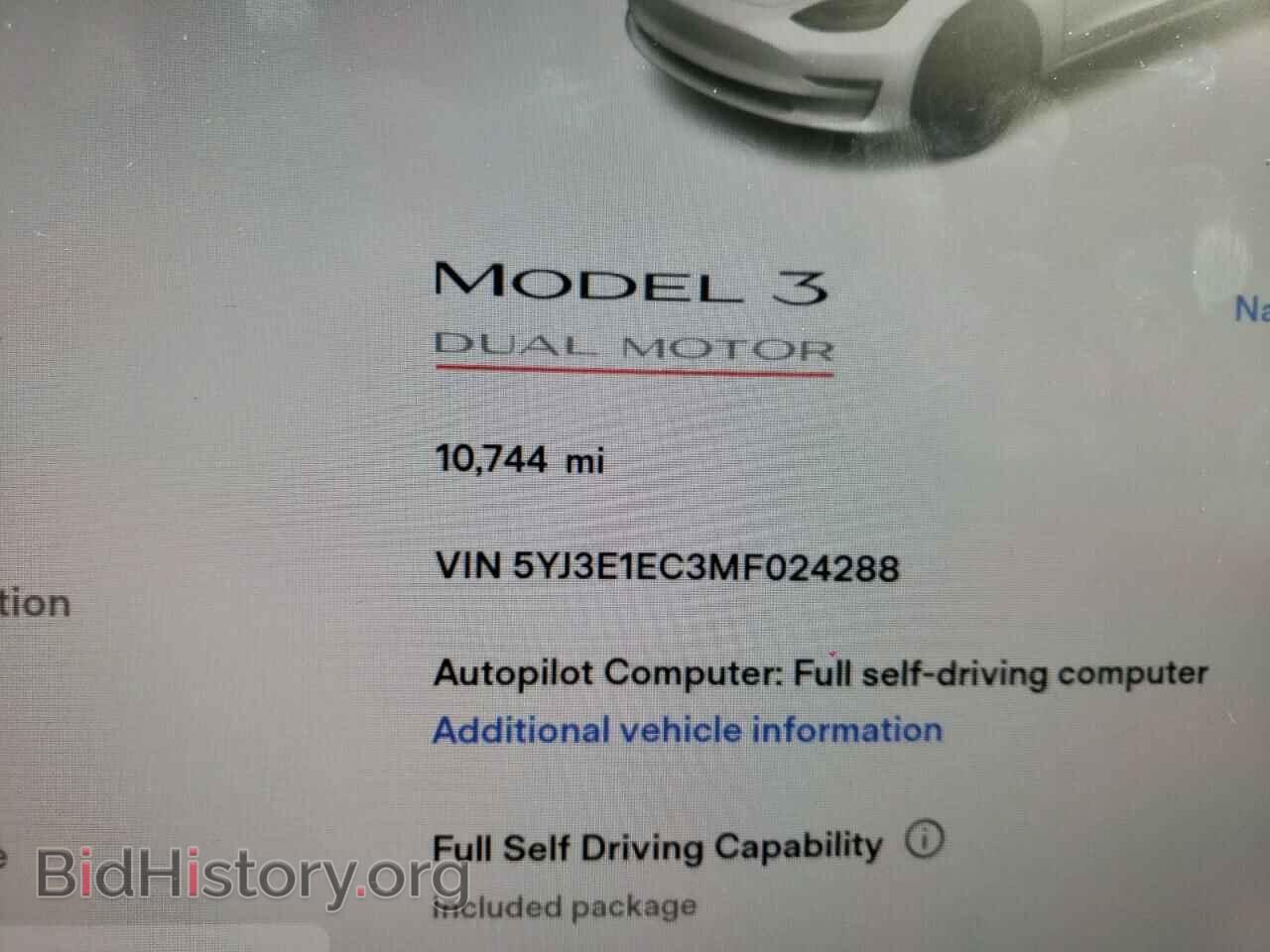 2021 TESLA MODEL 3 - VIN: 5YJ3E1EC3MF024288 - Photo 8