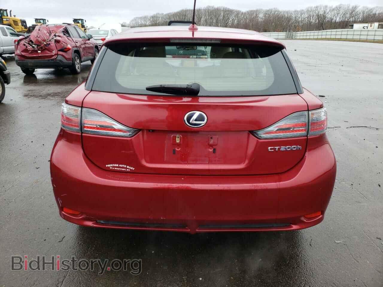 2012 LEXUS CT 200 - VIN: JTHKD5BH5C2053345 - Фото 6