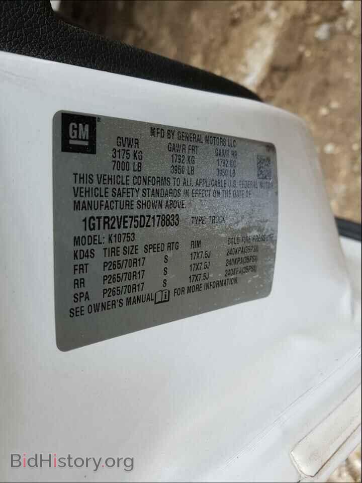 2013 GMC SIERRA - VIN: 1GTR2VE75DZ178833 - Фото 10