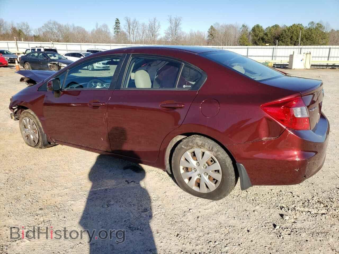 2012 HONDA CIVIC - VIN: 19XFB2F54CE062757 - Фото 2