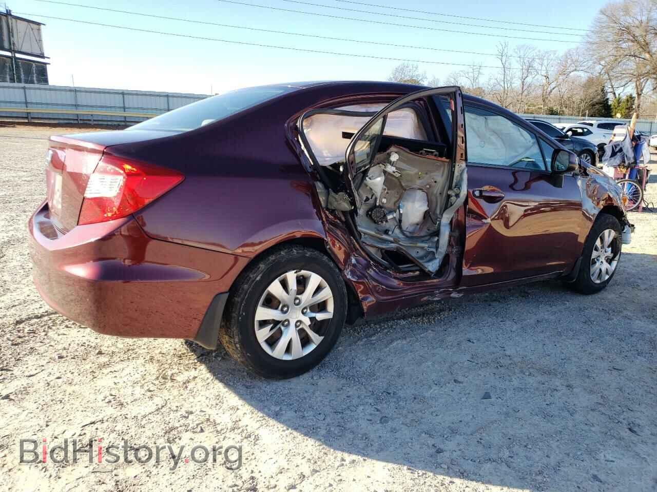 2012 HONDA CIVIC - VIN: 19XFB2F54CE062757 - Фото 3