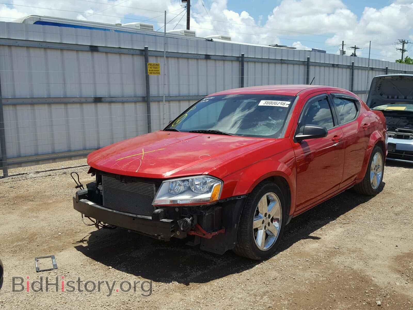 2013 DODGE AVENGER - VIN: 1C3CDZAB2DN564249 - Фото 2