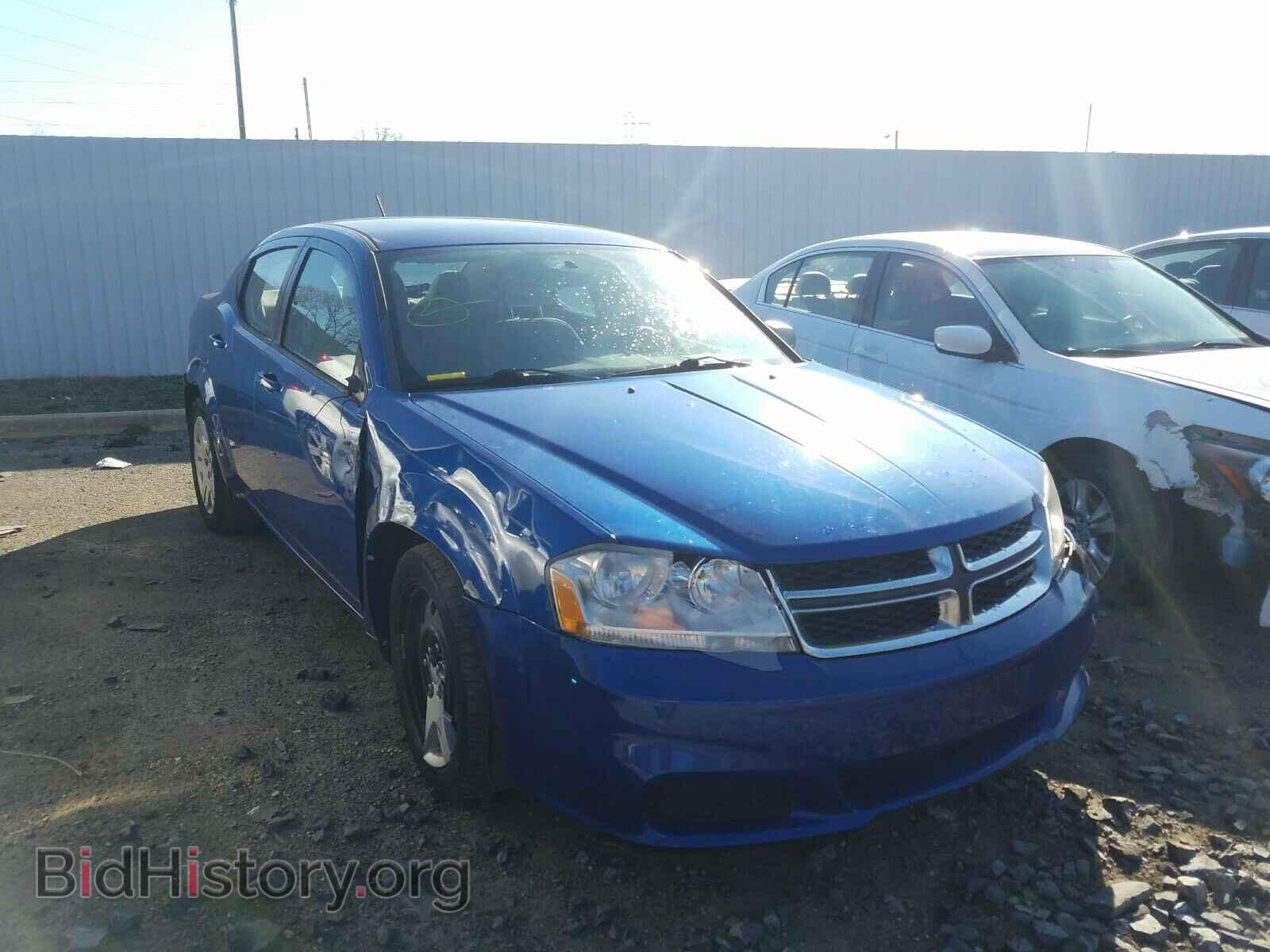 Фотография 1C3CDZAB1DN536930 - DODGE AVENGER 2013