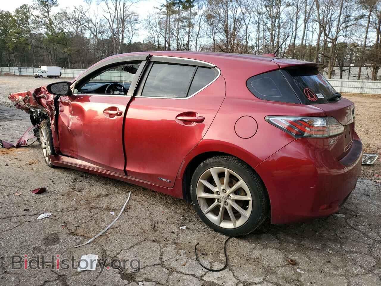 2012 LEXUS CT 200 - VIN: JTHKD5BHXC2122692 - Фото 2