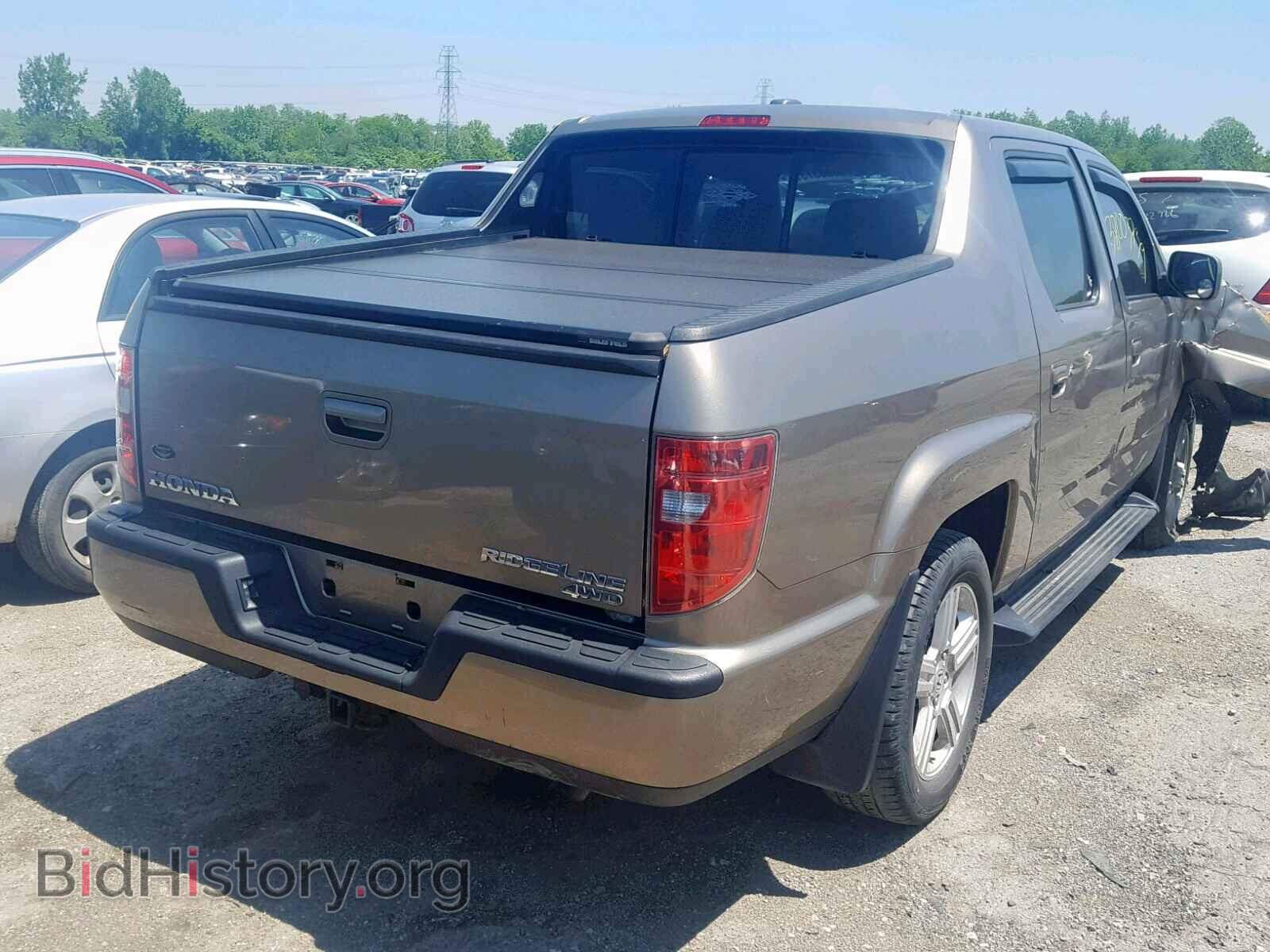 2011 HONDA RIDGELINE - VIN: 5FPYK1F54BB007051 - Фото 4