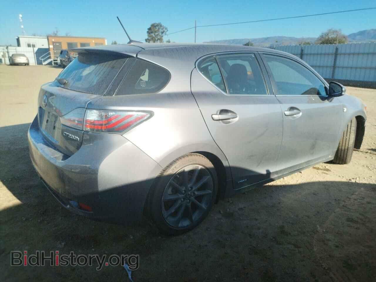 2012 LEXUS CT 200 - VIN: JTHKD5BH6C2115626 - Фото 3