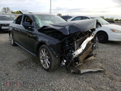 2014 Audi A4 A4 Premium, черный — VIN WAUFFAFL7EN003484, Copart