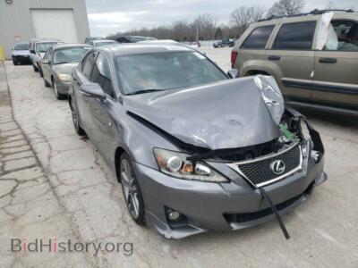 2012 Lexus IS IS 250, серый — VIN JTHBF5C21C5162551, Copart